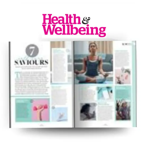 Health & Wellbeing: magazine feature spread