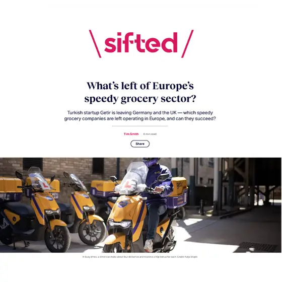 Sifted: What’s left of Europe’s speedy grocery sector?